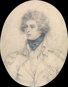 Study for a Miniature Portrait of a Member of the Royal Family